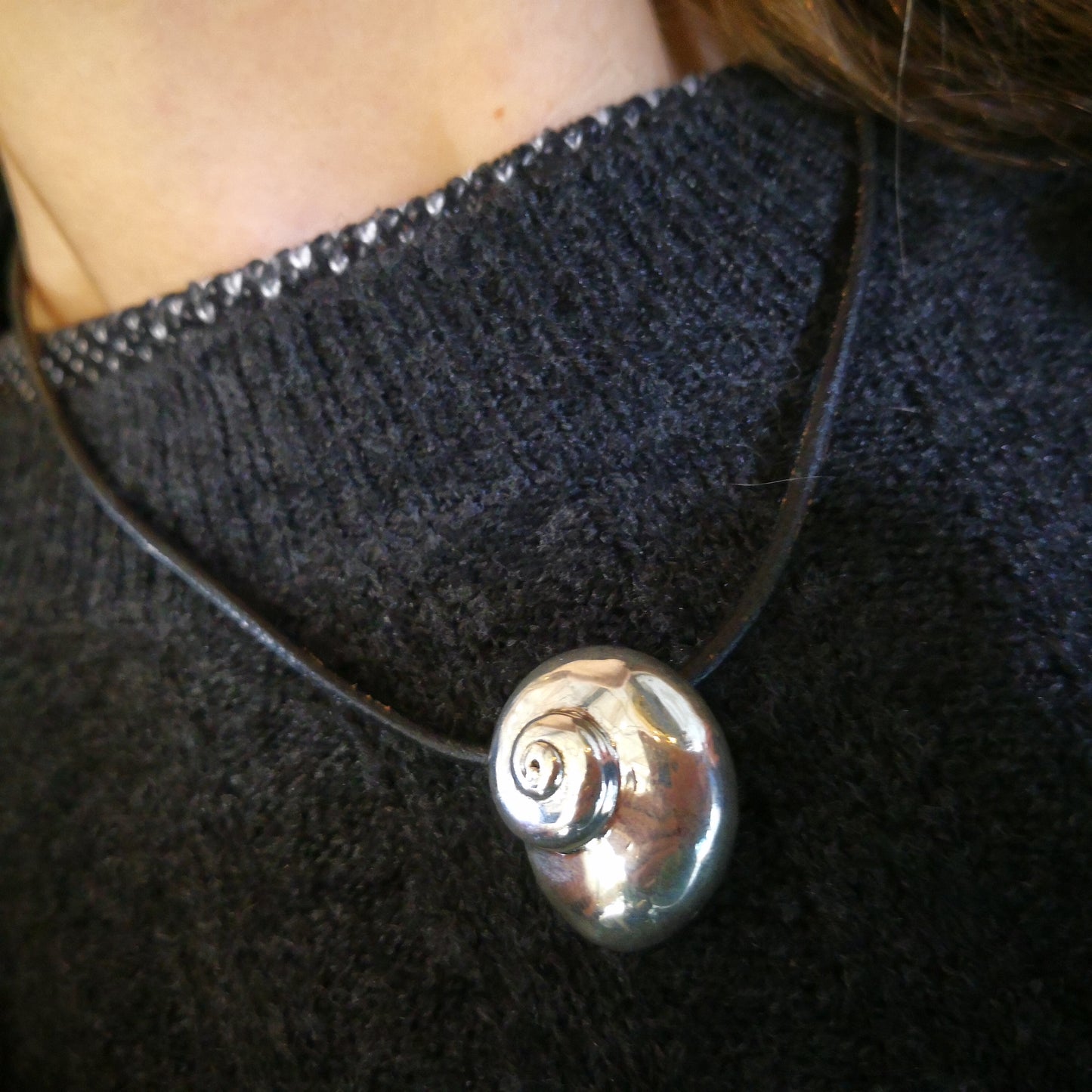 Ciondolo "Conchiglia" in argento "Turbo Burges"