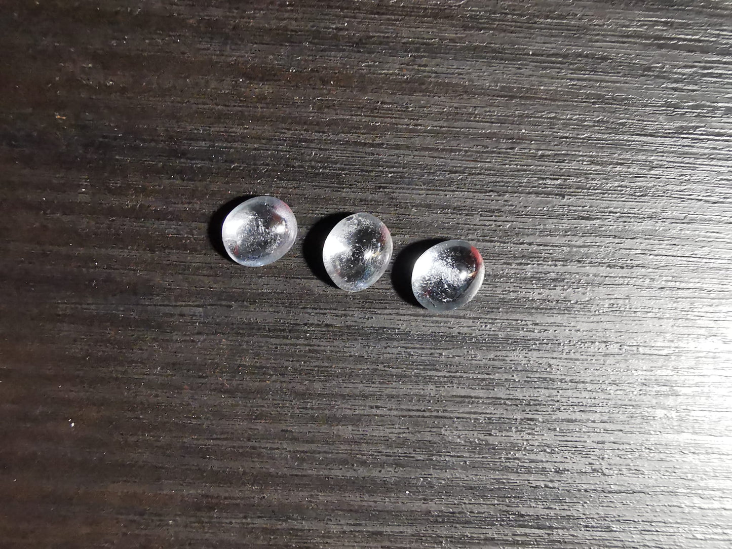 Lotto di tre Acquamarine taglio cabochon 4,77 ct