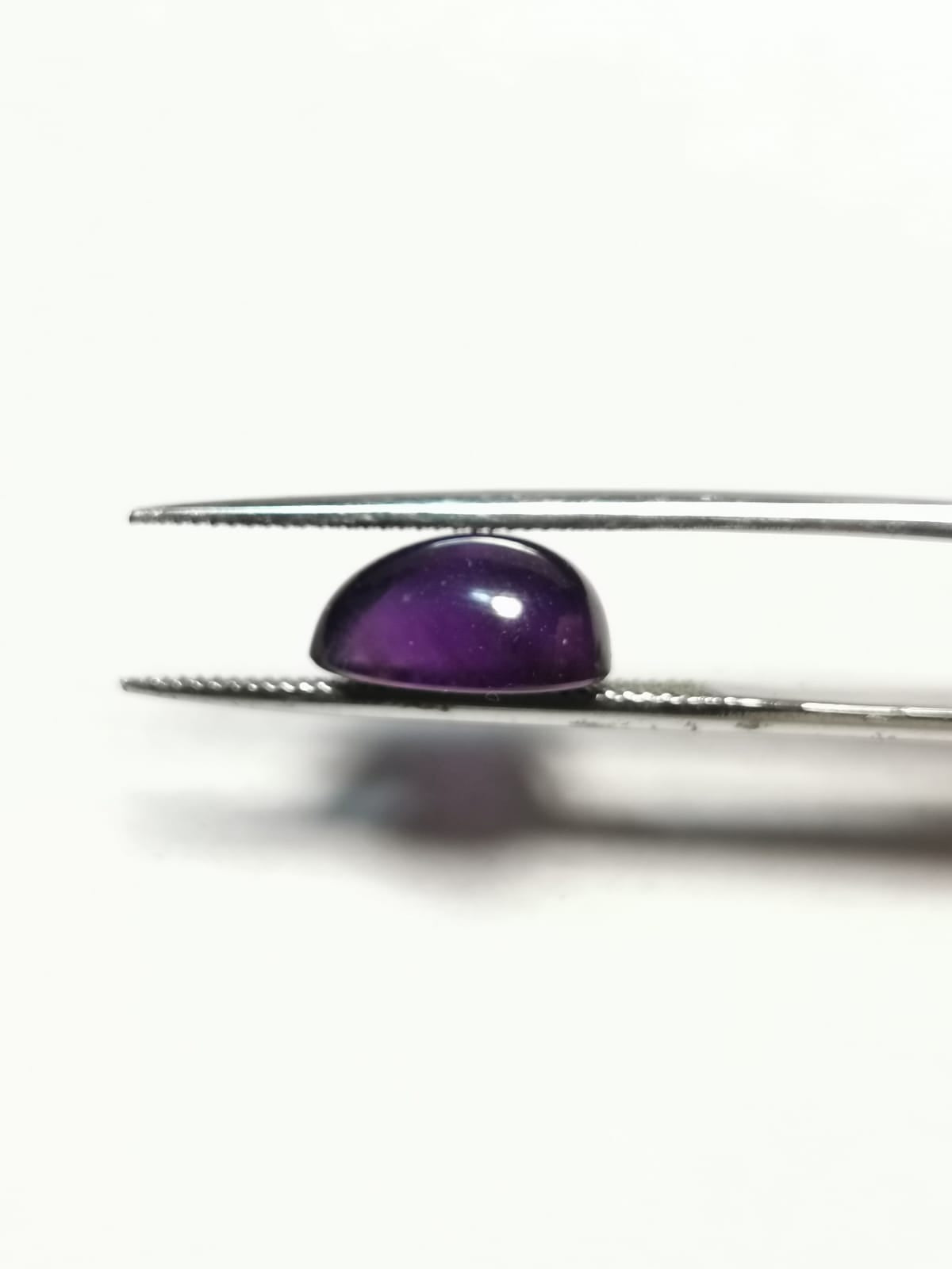 Ametista taglio goccia cabochon 3,94 ct
