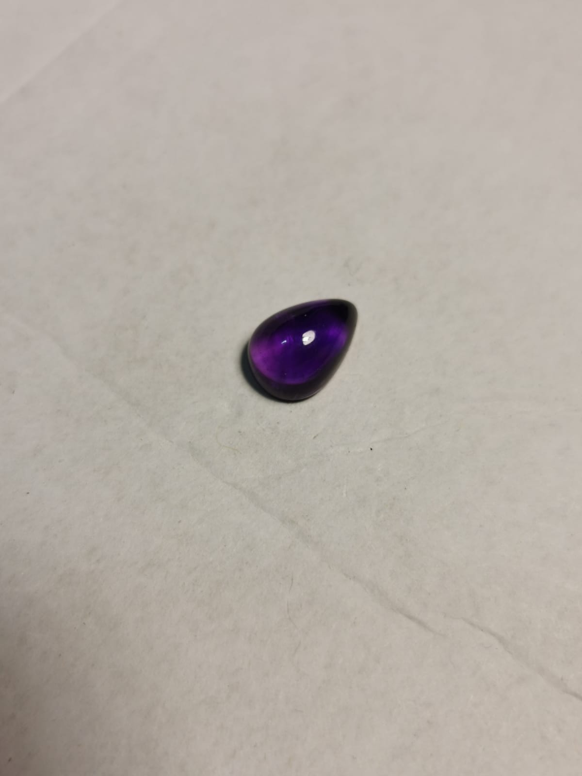 Ametista taglio goccia cabochon 5,09 ct