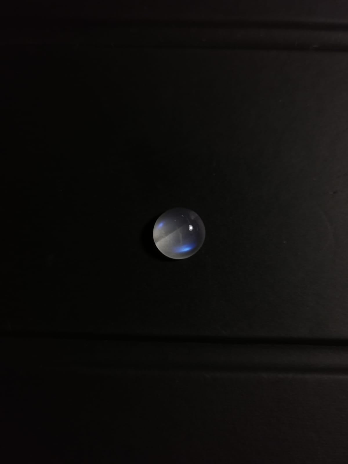 Adularia Pietra di Luna taglio rotondo cabochon 4,39 ct