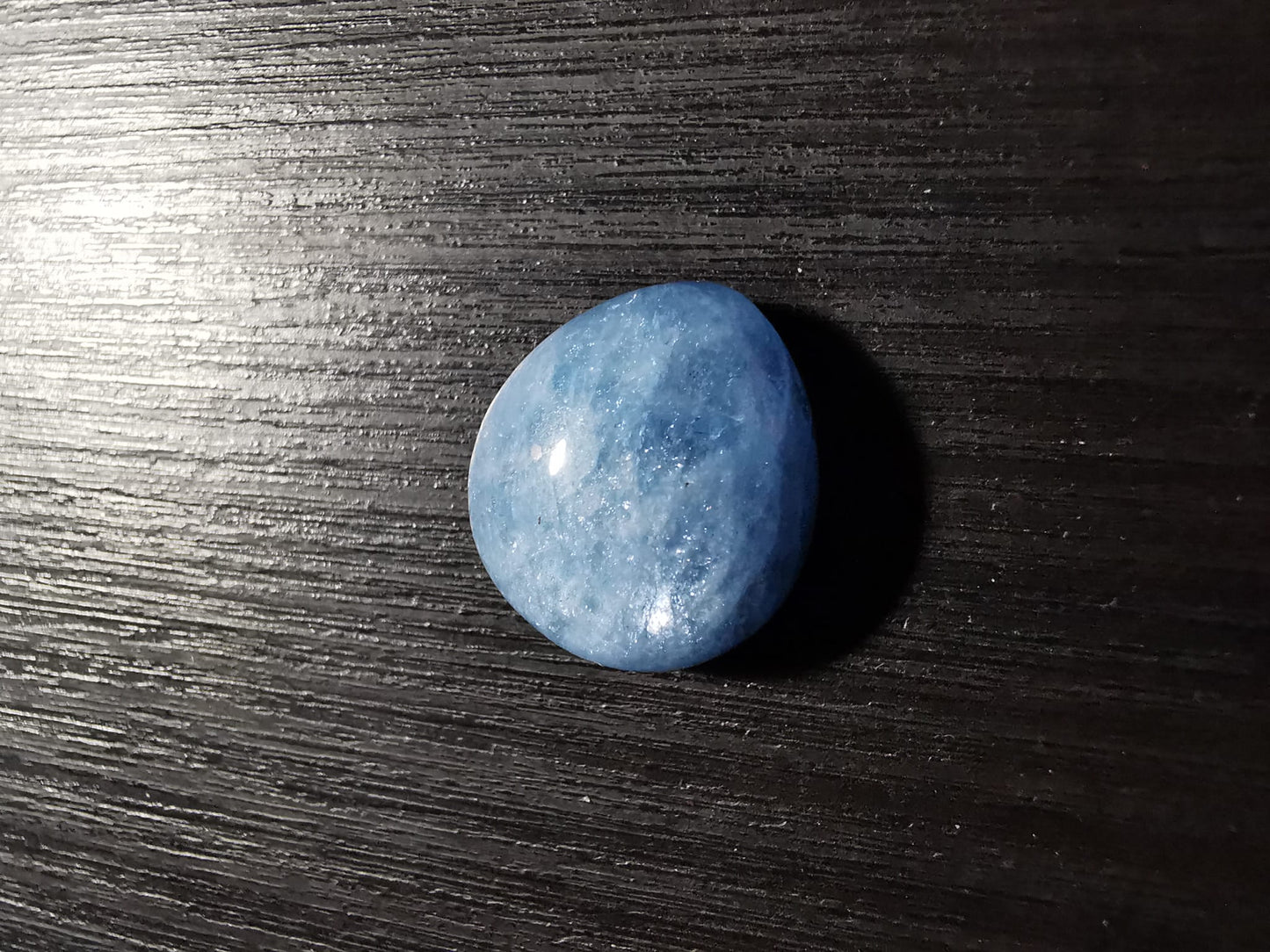 Acquamarina taglio cabochon goccia 12,74 ct