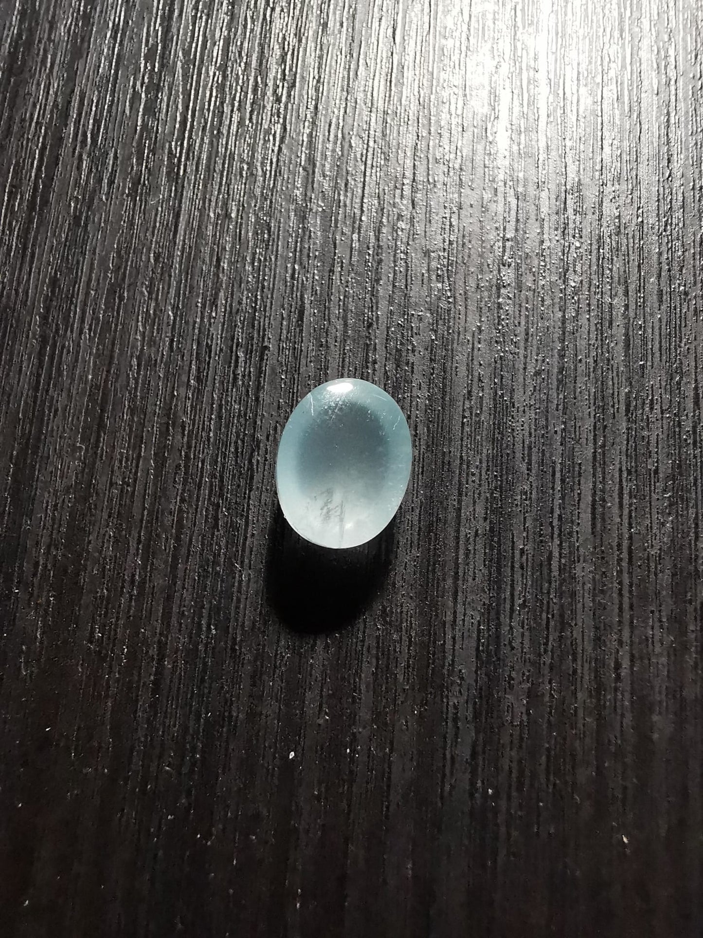 Acquamarina taglio ovale cabochon 2,83 ct