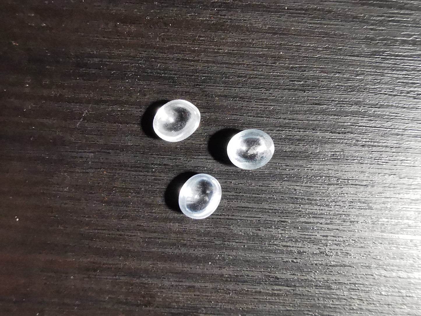 Lotto di tre Acquamarine taglio cabochon 4,77 ct