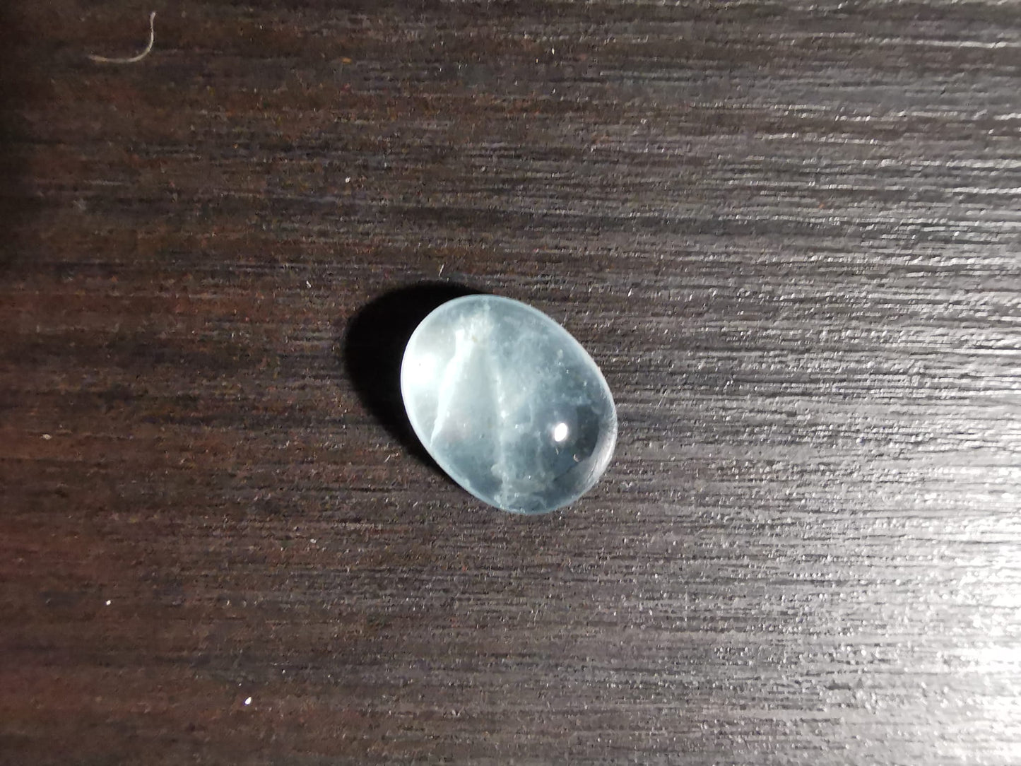 Acquamarina taglio ovale cabochon 5,39 ct