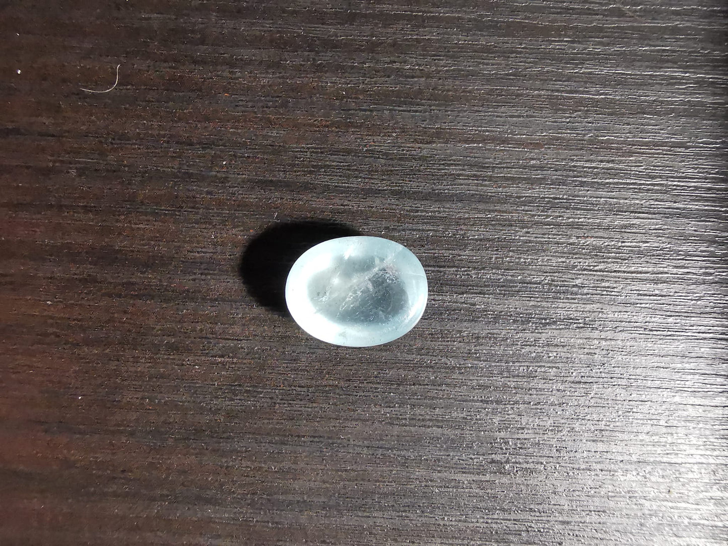 Acquamarina taglio ovale cabochon 5,39 ct