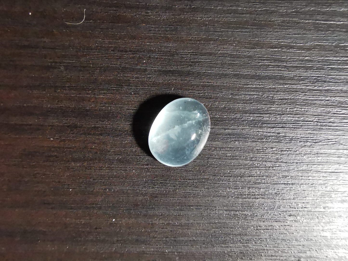 Acquamarina taglio ovale cabochon 5,39 ct