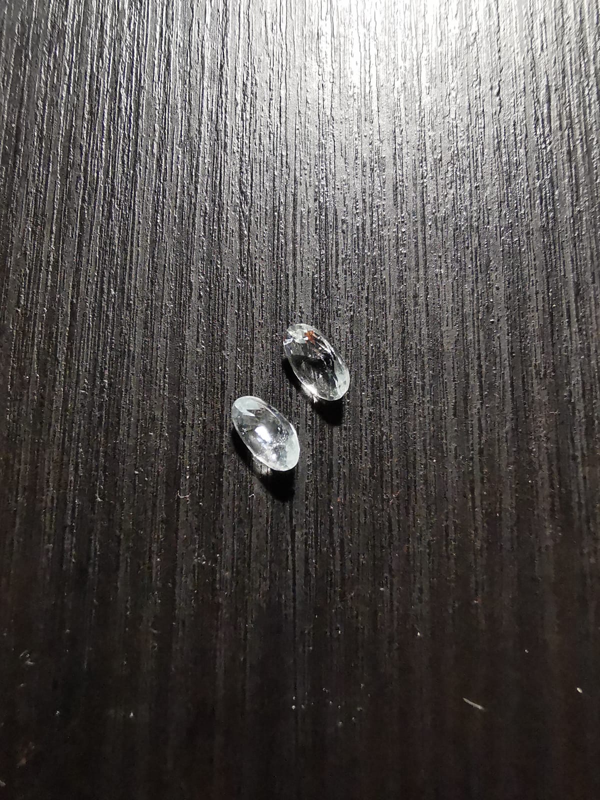 Coppia di Acquamarine taglio ovale 0,84 ct totali