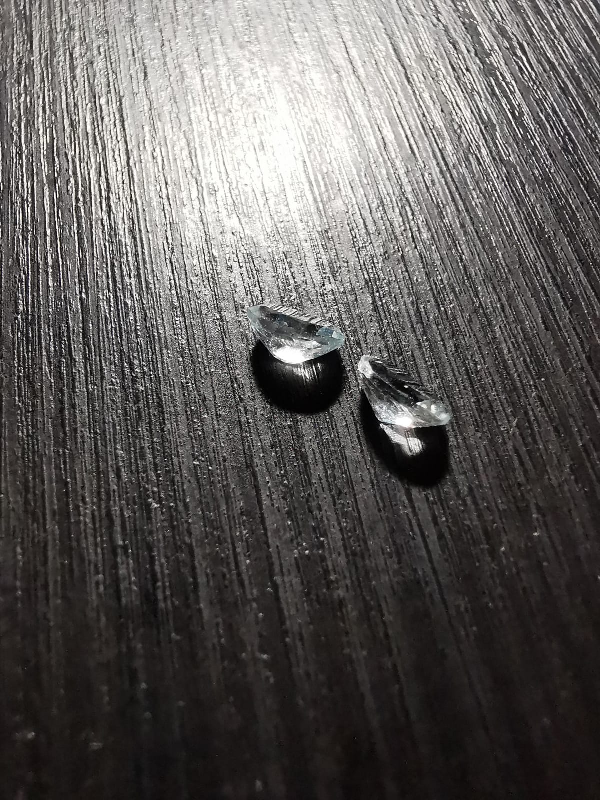 Coppia di Acquamarine taglio ovale 0,84 ct totali
