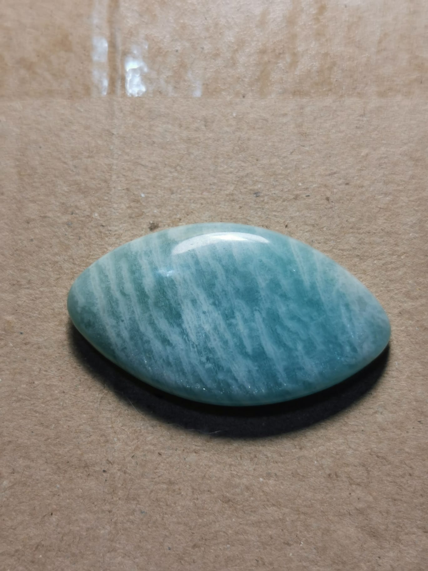 Amazonite taglio cabochon marquise 33,94 ct