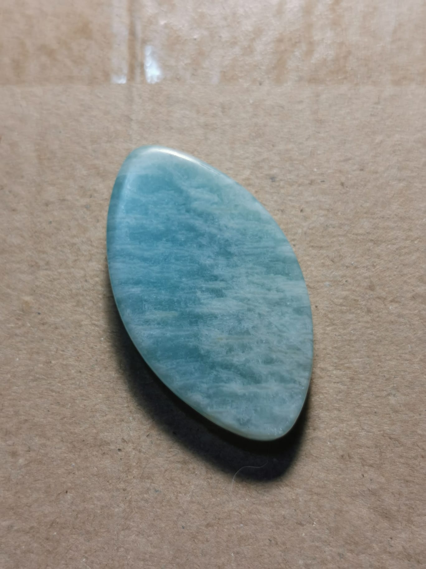 Amazonite taglio cabochon marquise 33,94 ct