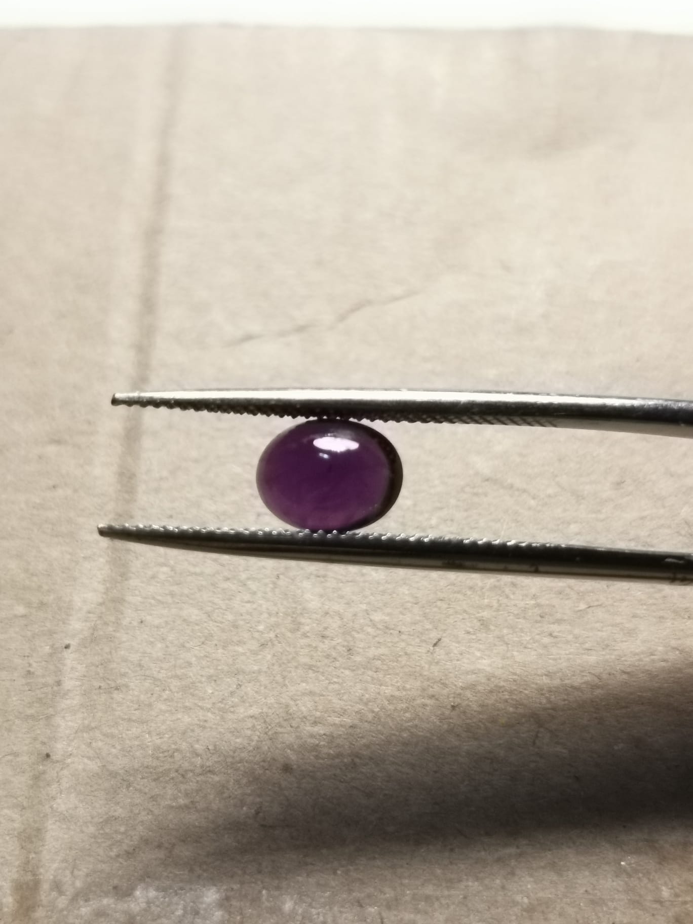 Ametista taglio ovale cabochon 1,35 ct