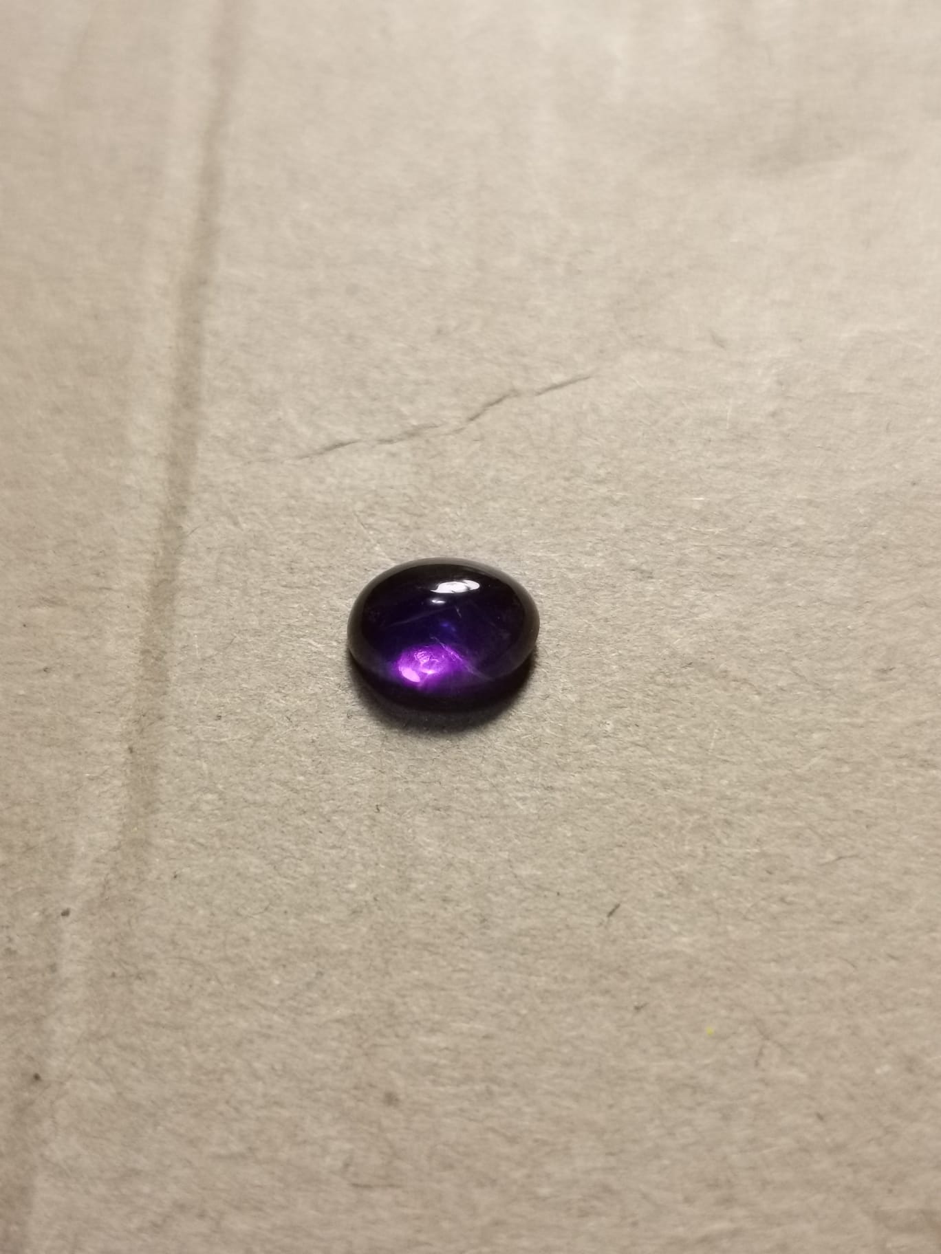 Ametista taglio ovale cabochon 1,22 ct