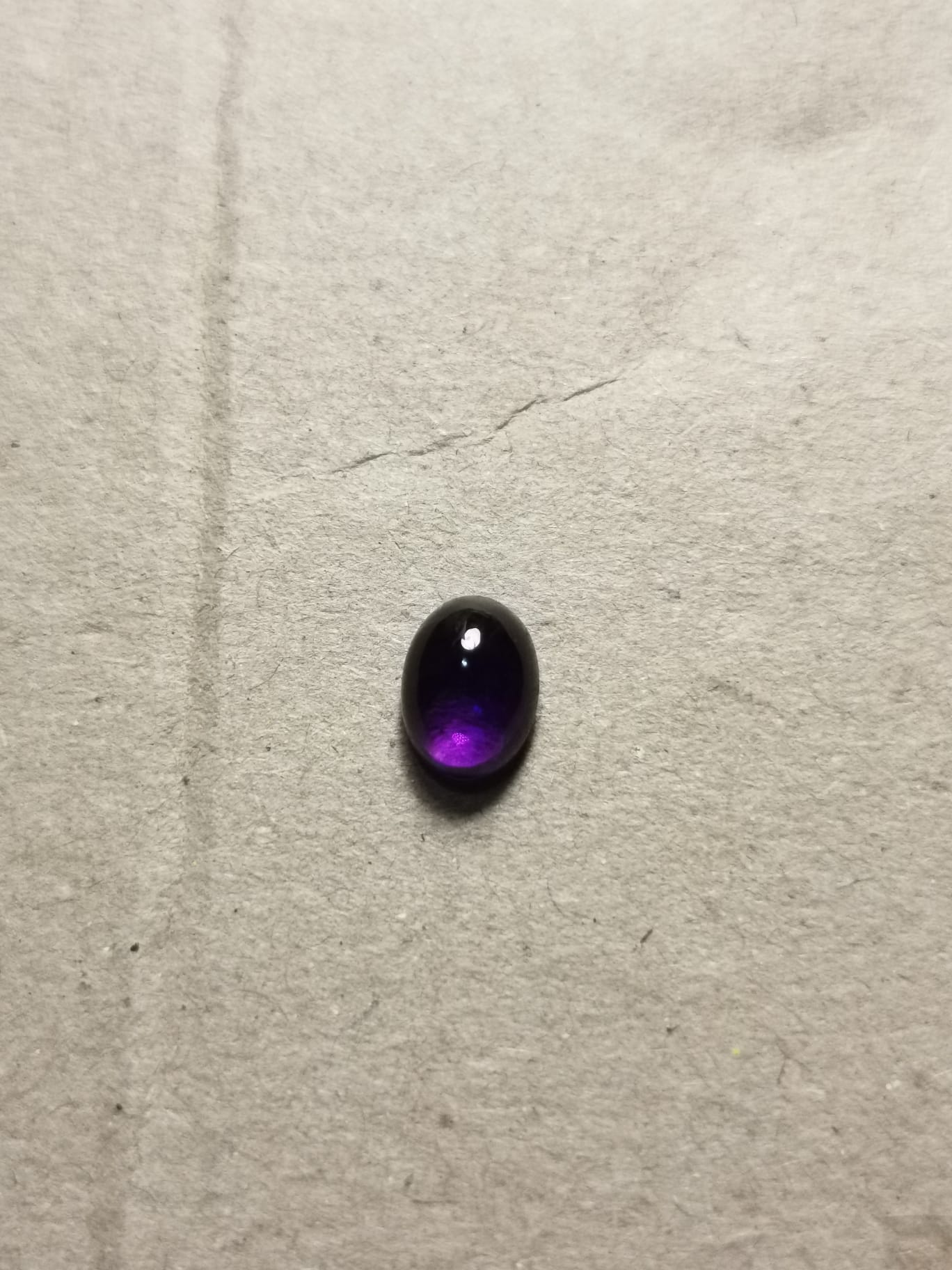 Ametista taglio ovale cabochon 1,27 ct