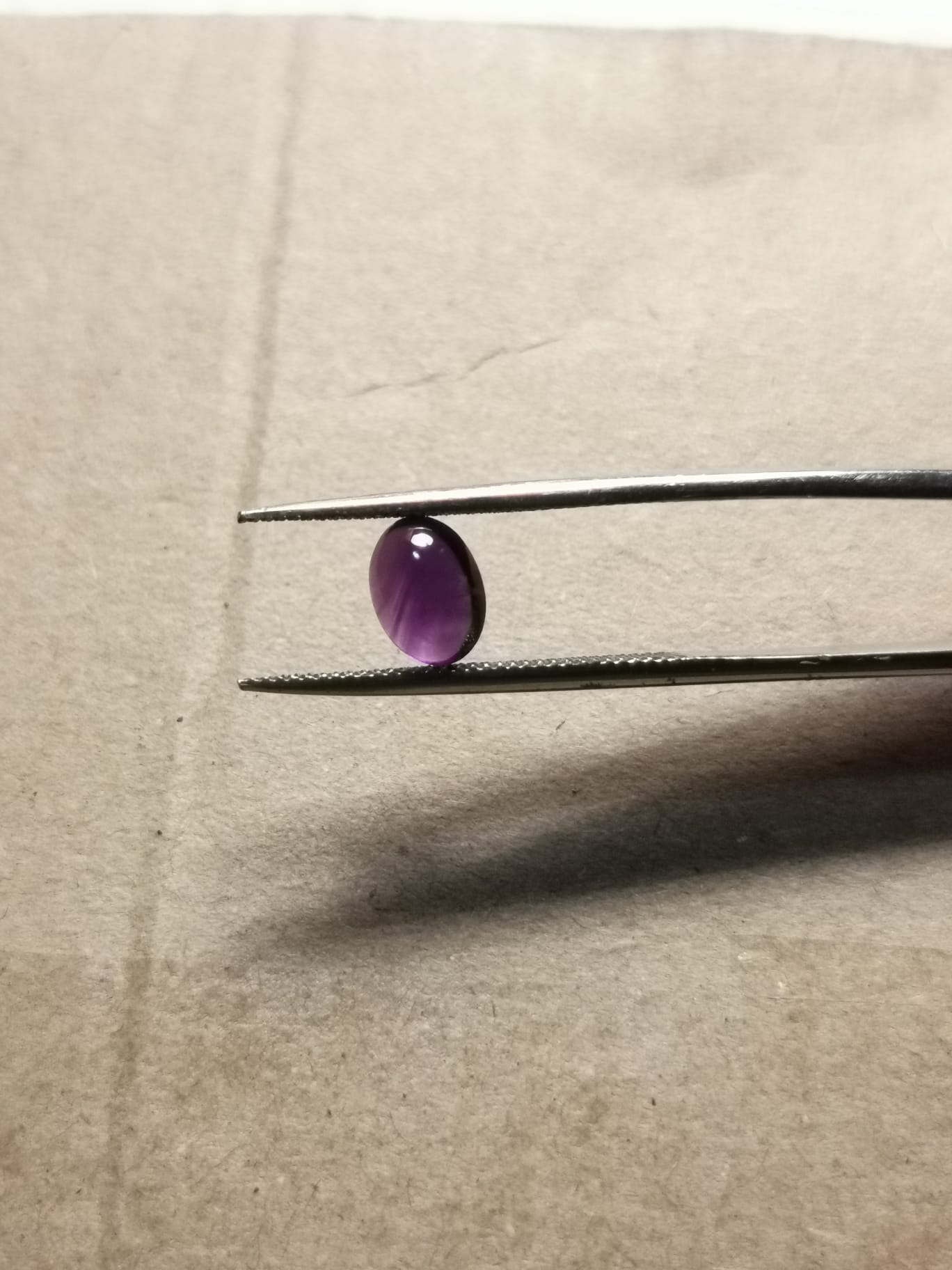 Ametista taglio ovale cabochon 1,27 ct