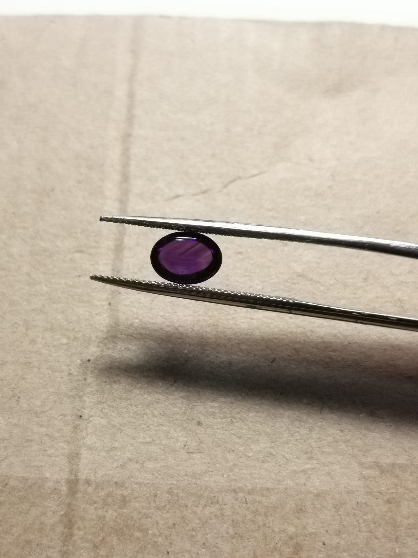 Ametista taglio ovale cabochon 1,27 ct