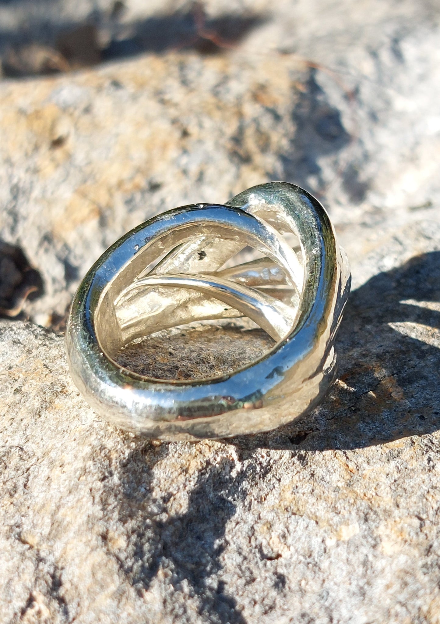 Fascia "Rampicante" in argento massiccio