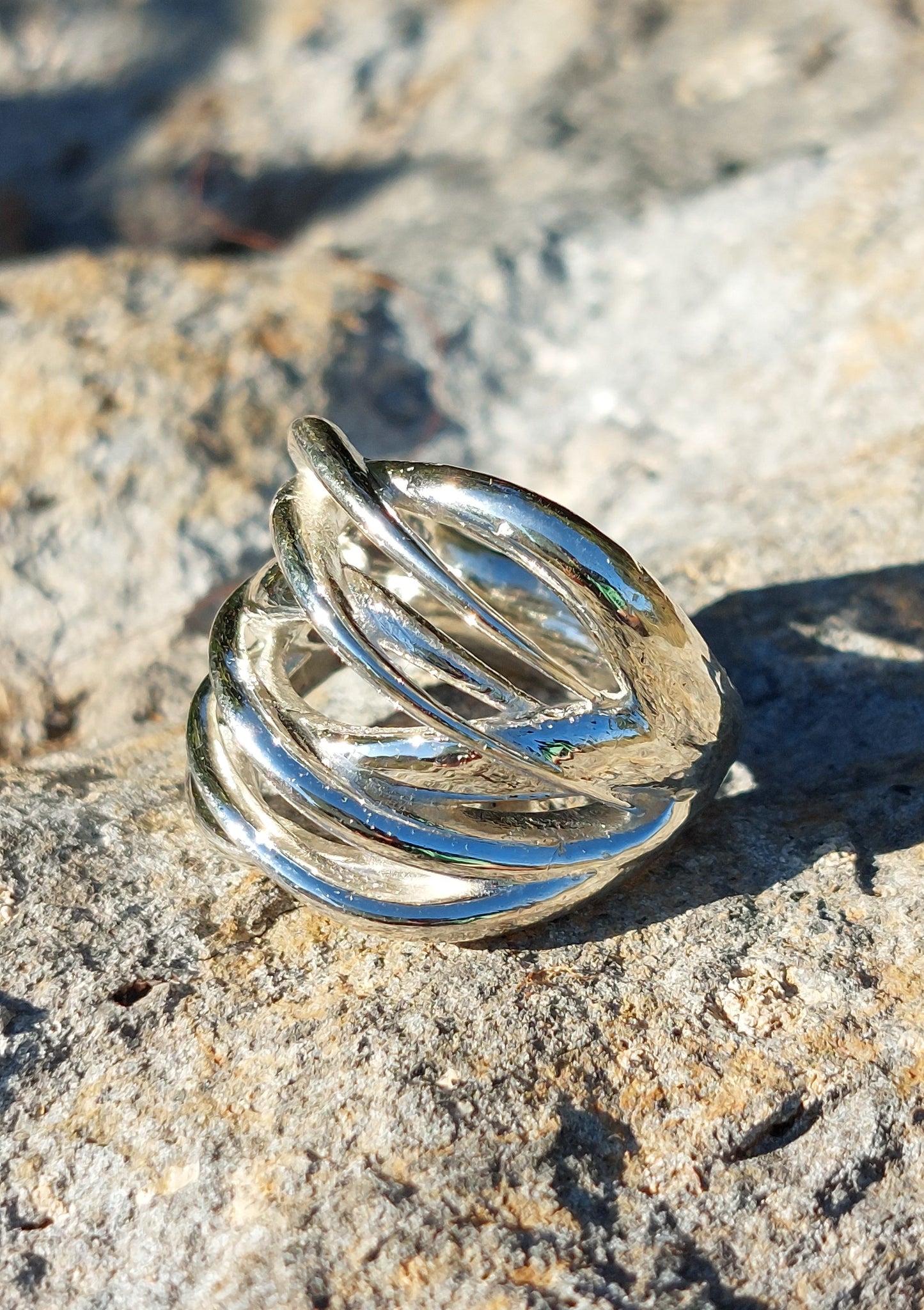 Fascia "Rampicante" in argento massiccio
