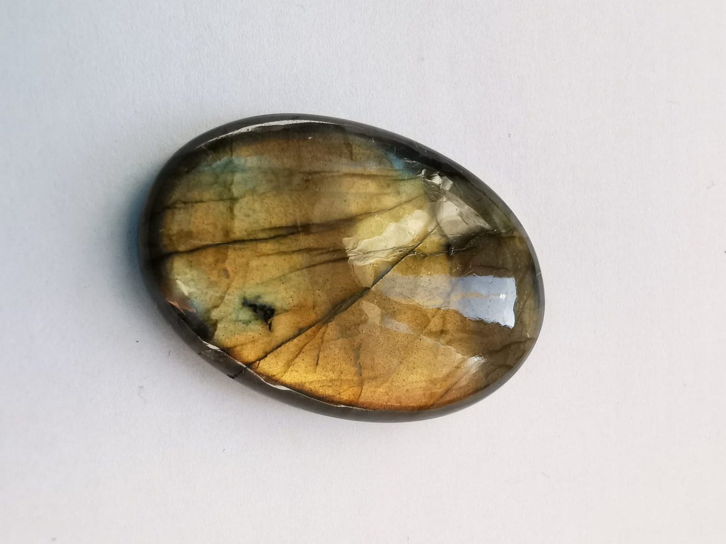 Labradorite taglio ovale cabochon 64,70 ct