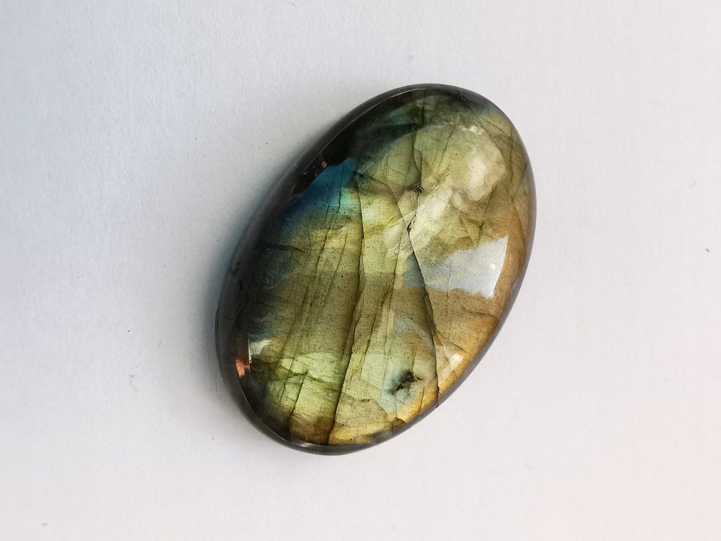 Labradorite taglio ovale cabochon 64,70 ct