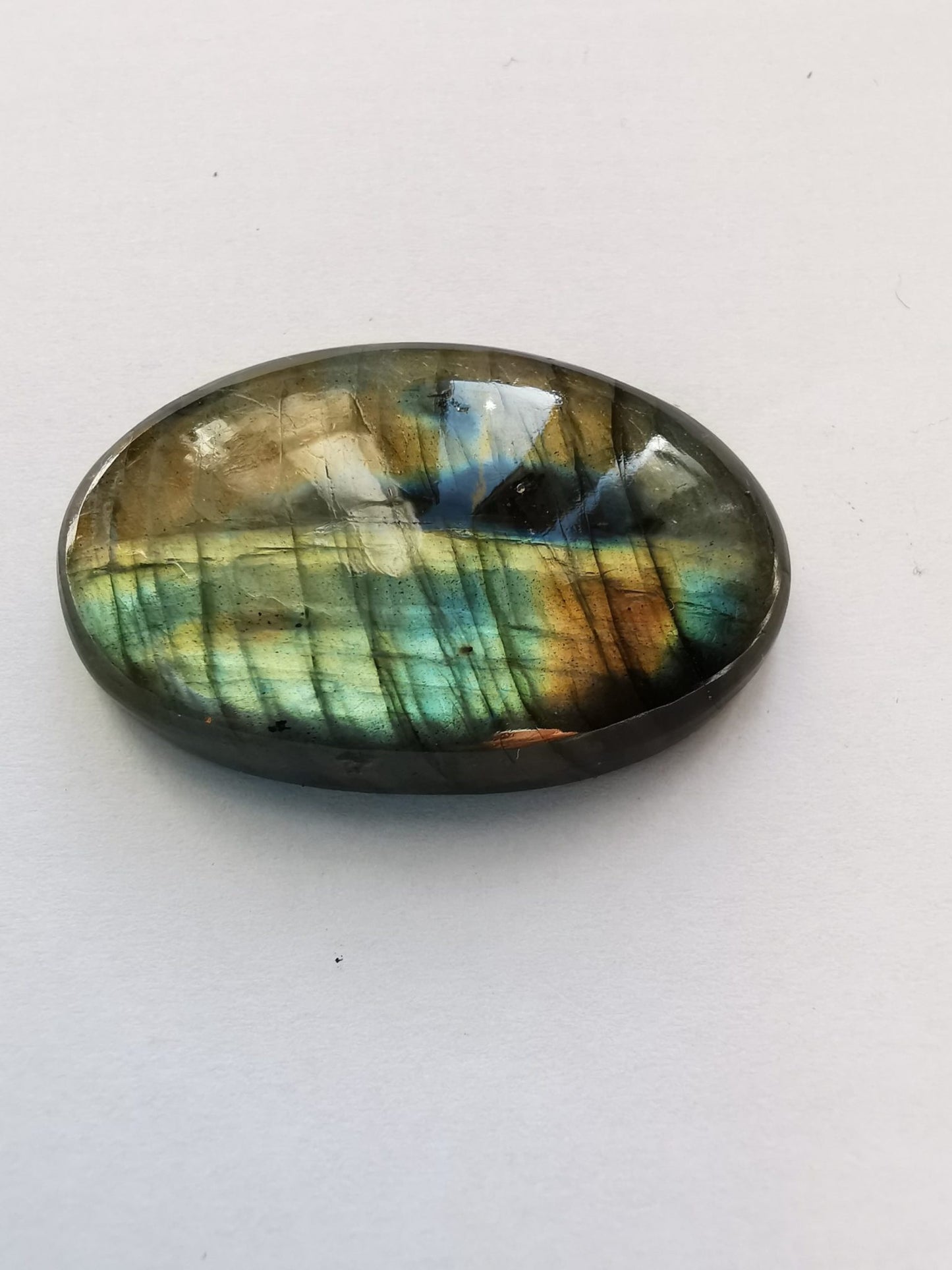 Labradorite taglio ovale cabochon 79,60 ct