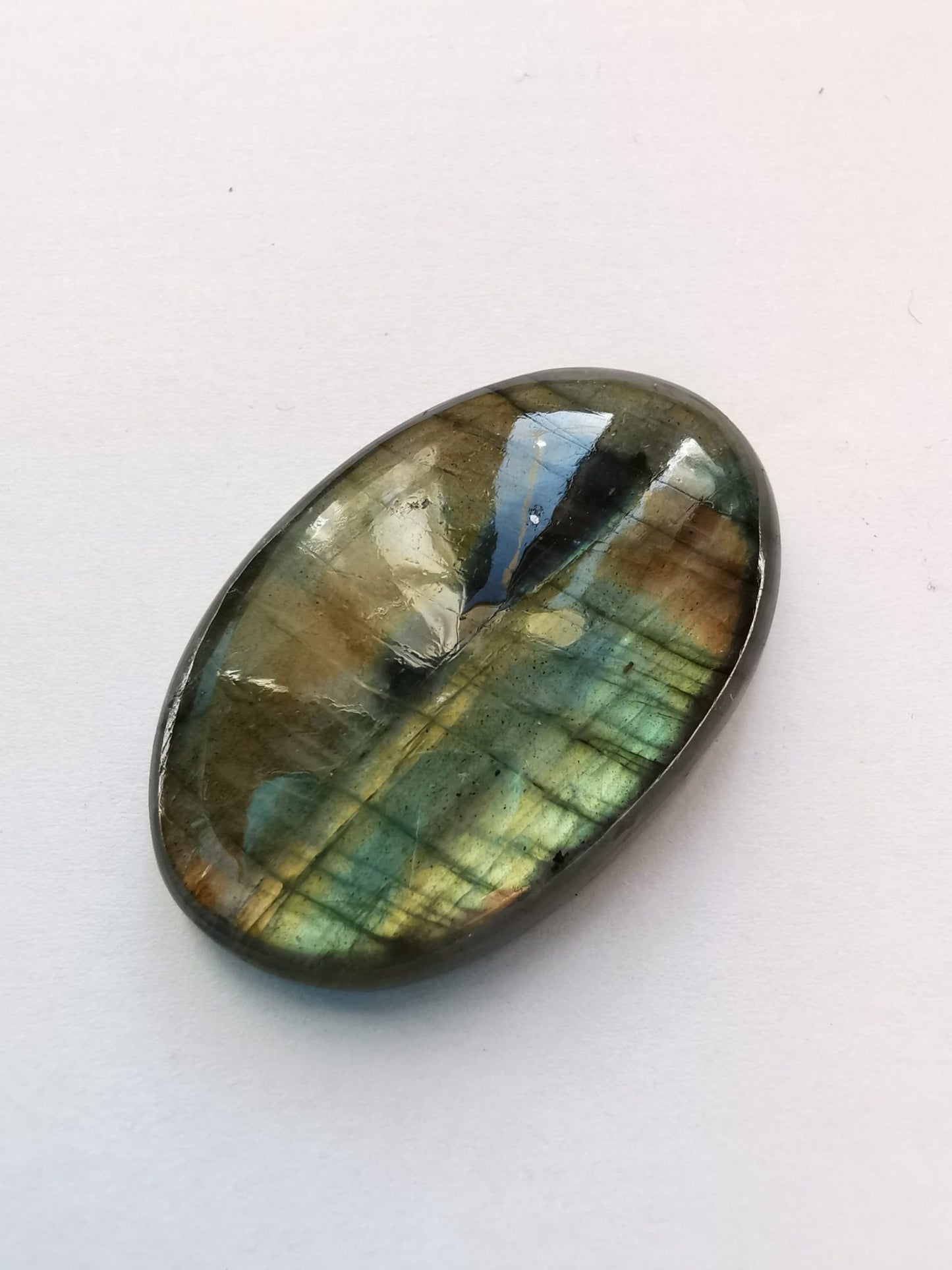 Labradorite taglio ovale cabochon 79,60 ct