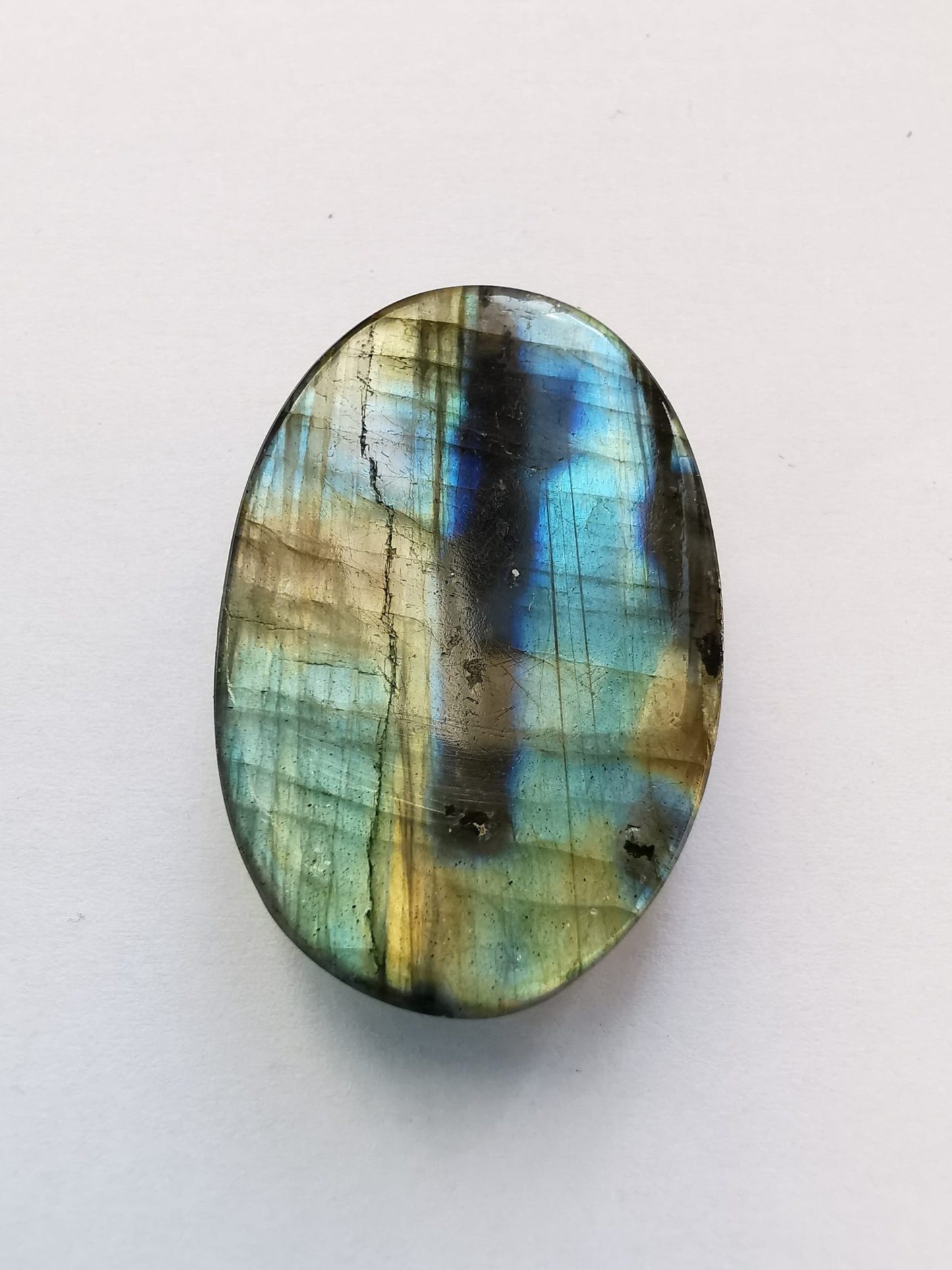 Labradorite taglio ovale cabochon 79,60 ct
