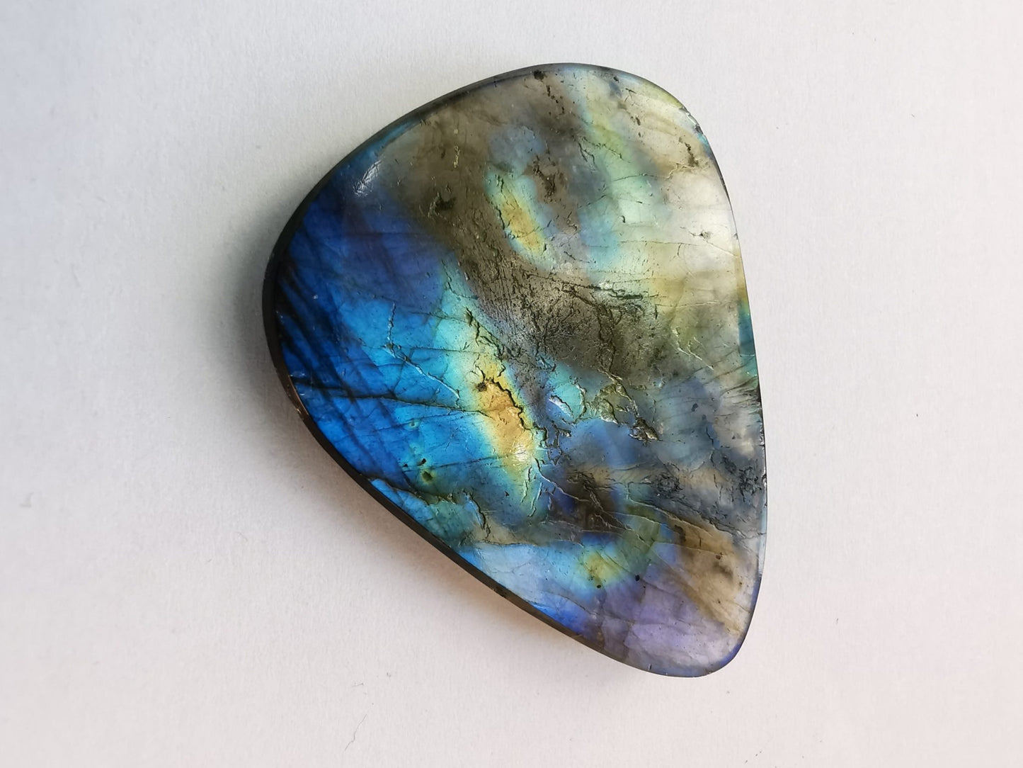 Labradorite taglio goccia cabochon 48,25 ct