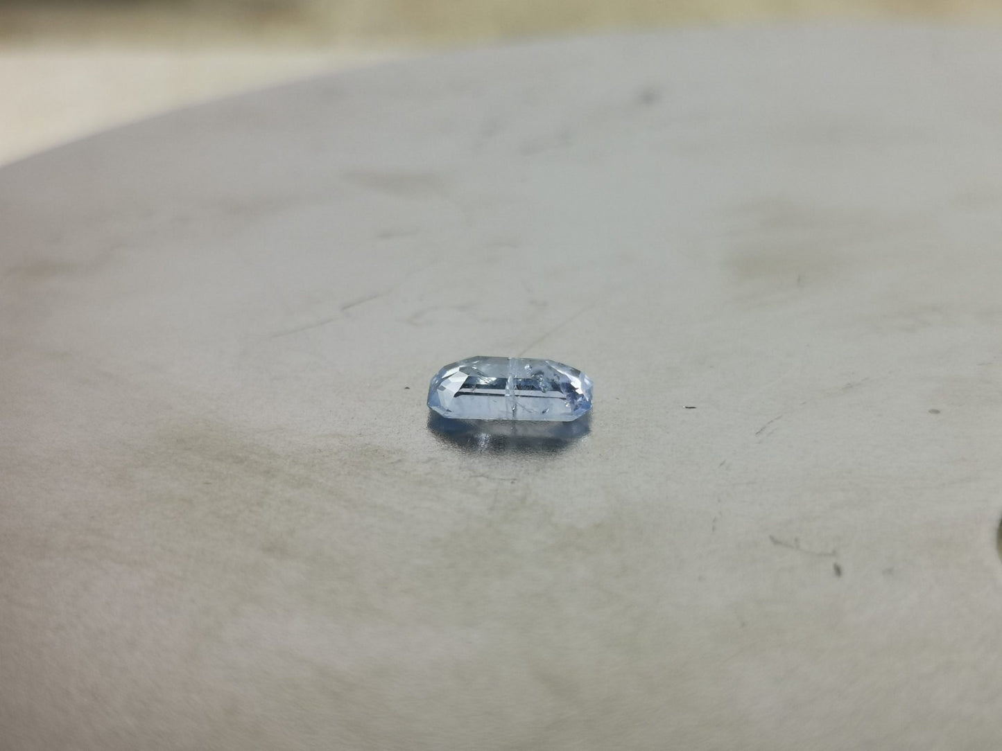Zaffiro taglio a smeraldo 1,05 ct