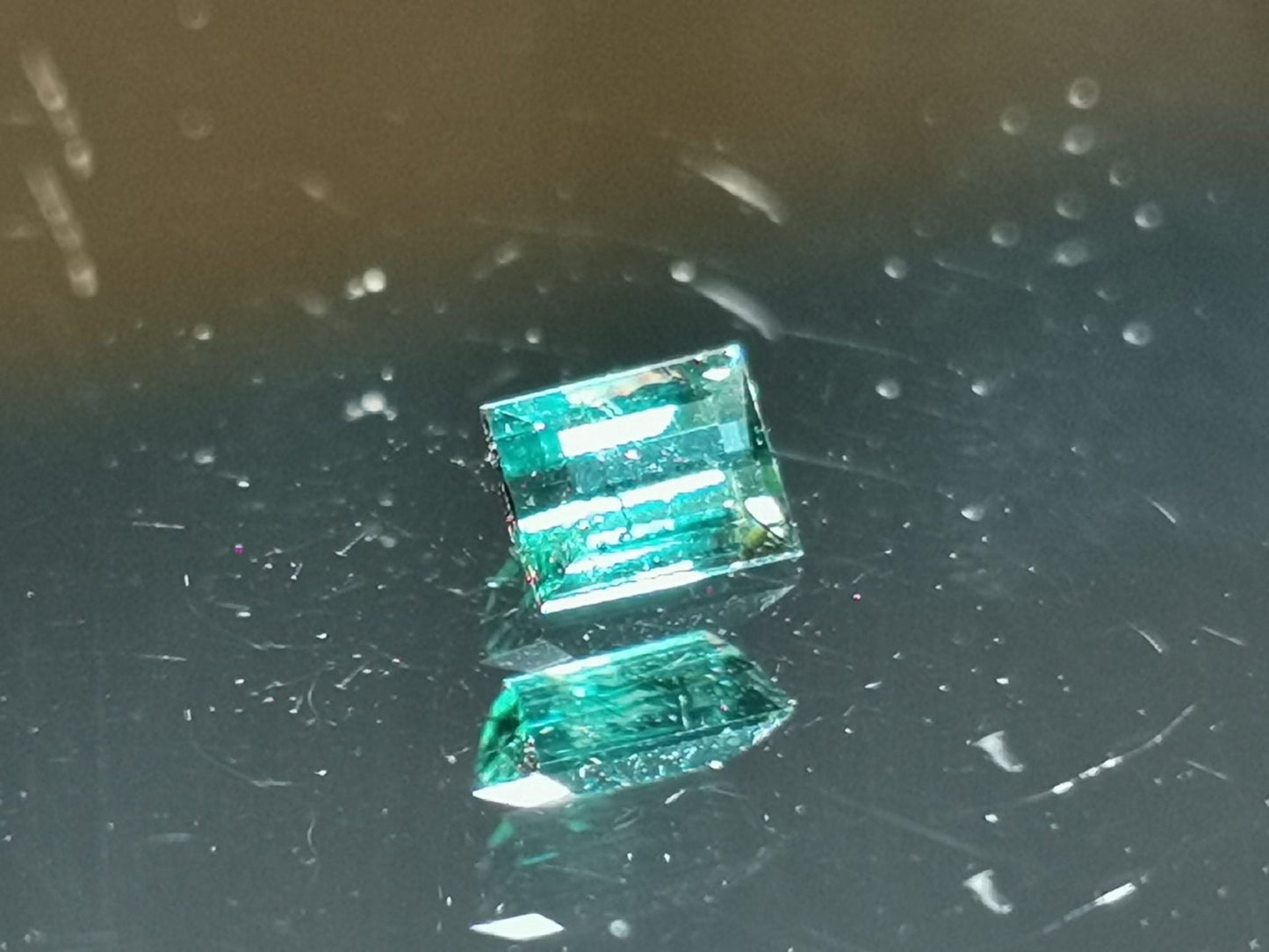 Tormalina taglio rettangolare 0,28 ct