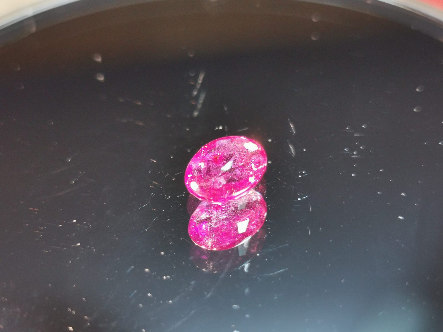 Tormalina taglio rosetta ovale 1,16 ct