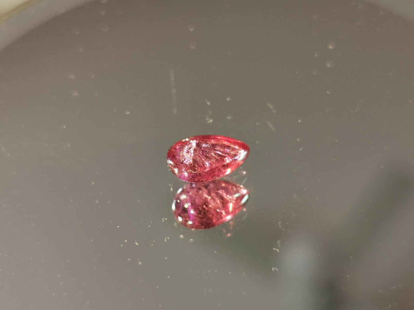 Tourmaline drop cut cabochon 1.34 ct
