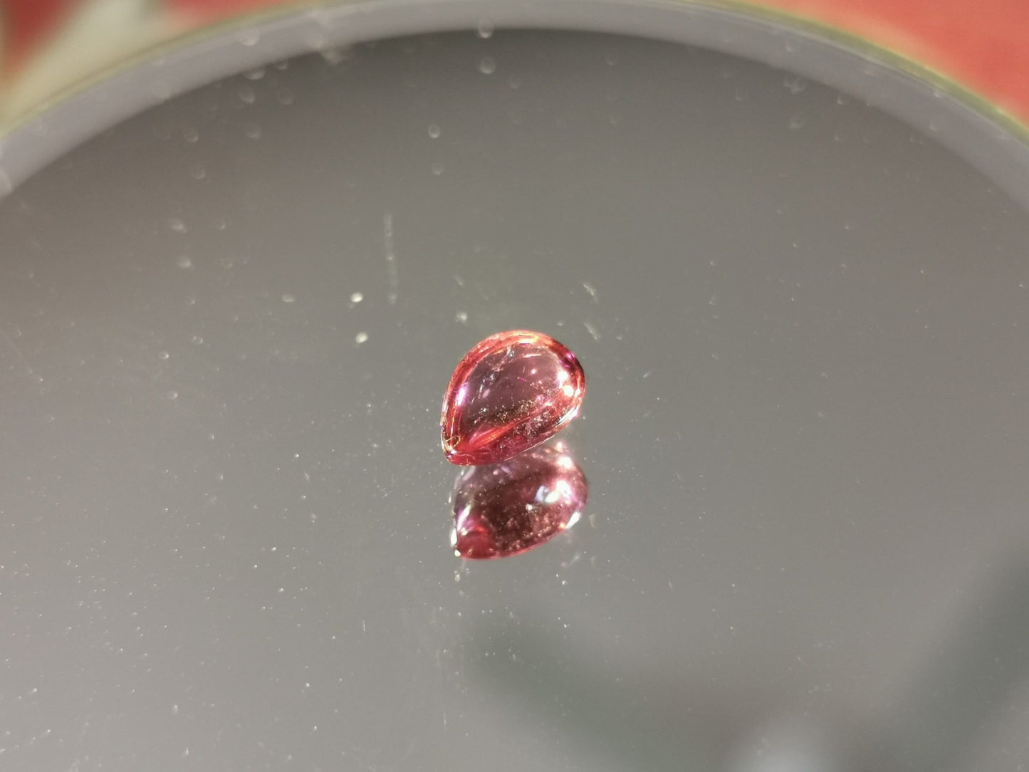 Tourmaline drop cut cabochon 1.46 ct