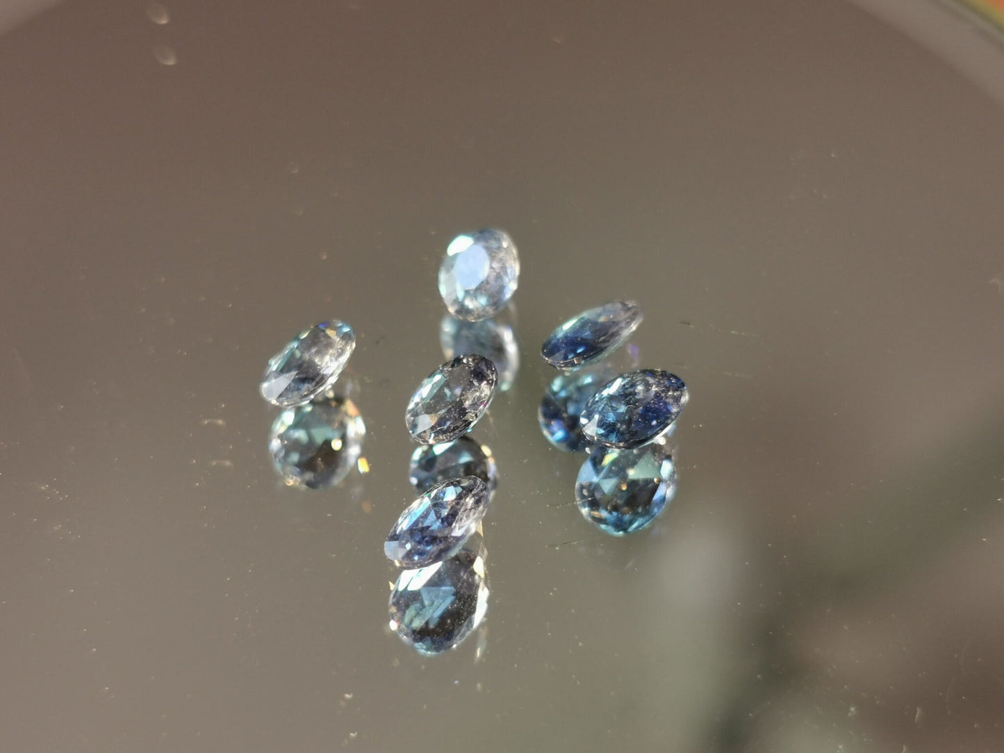 Lotto di 6 Zaffiri taglio ovale 2,35 ct totali