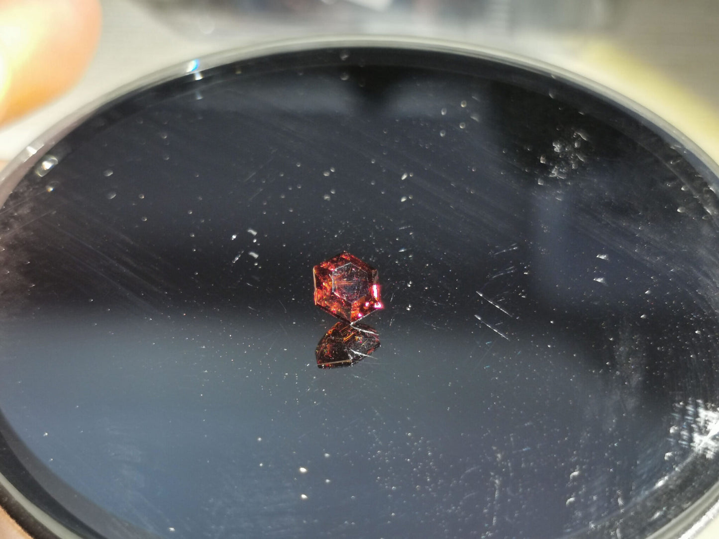 Granato Piropo-Almandino taglio esagonale a gradini 1,11 ct