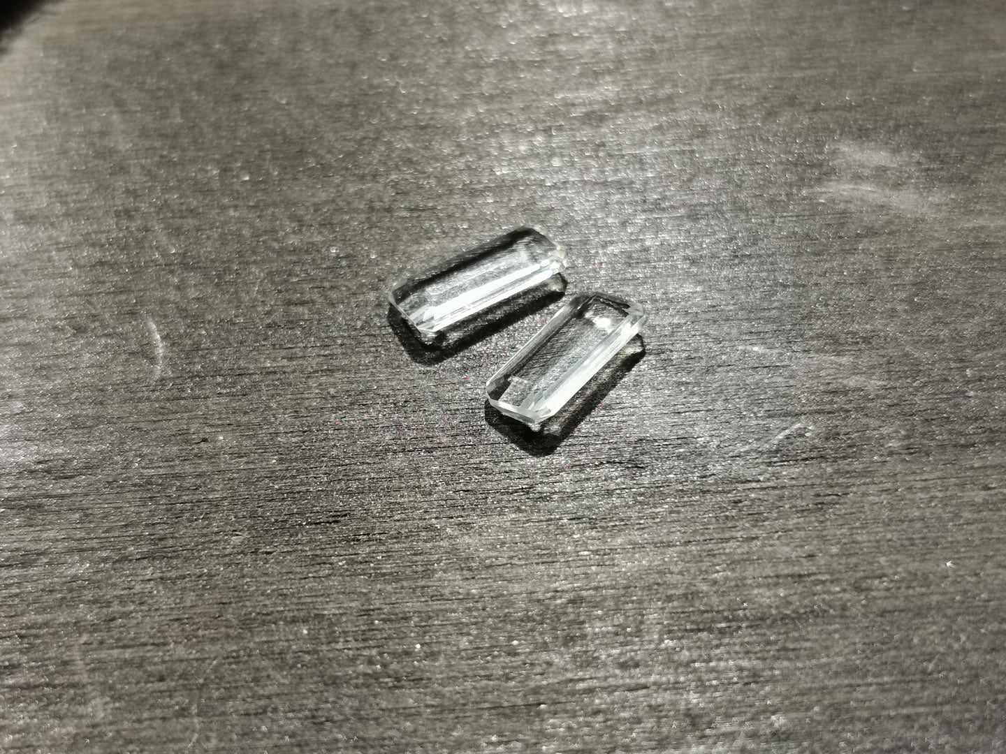 Coppia di Acquamarine taglio ottagonale 1,44 ct