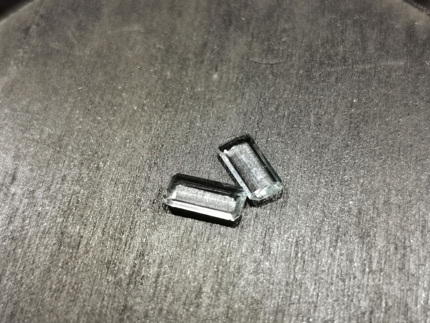Coppia di Acquamarine taglio ottagonale 1,44 ct
