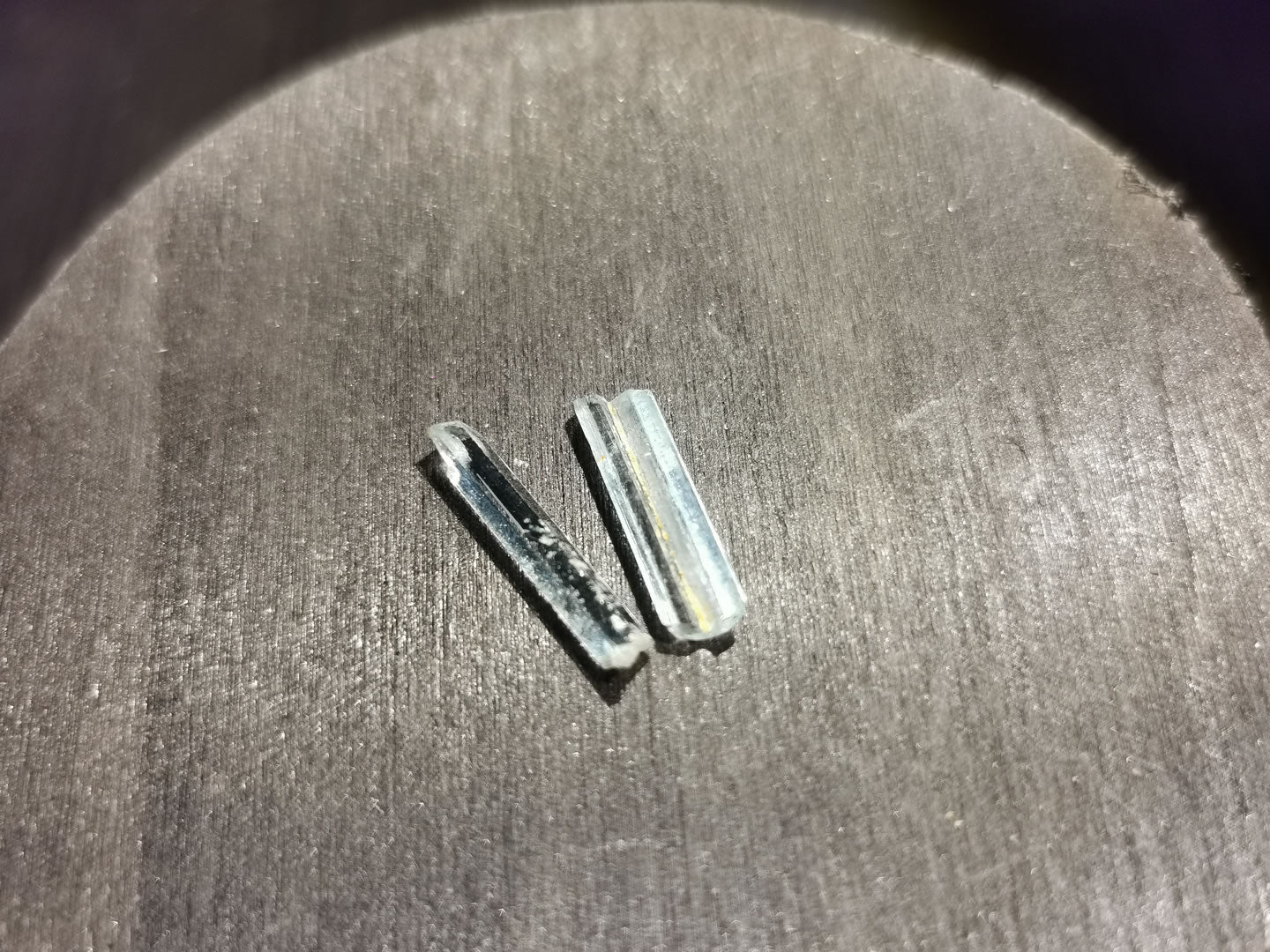 Coppia di Acquamarine grezze 2,25 ct