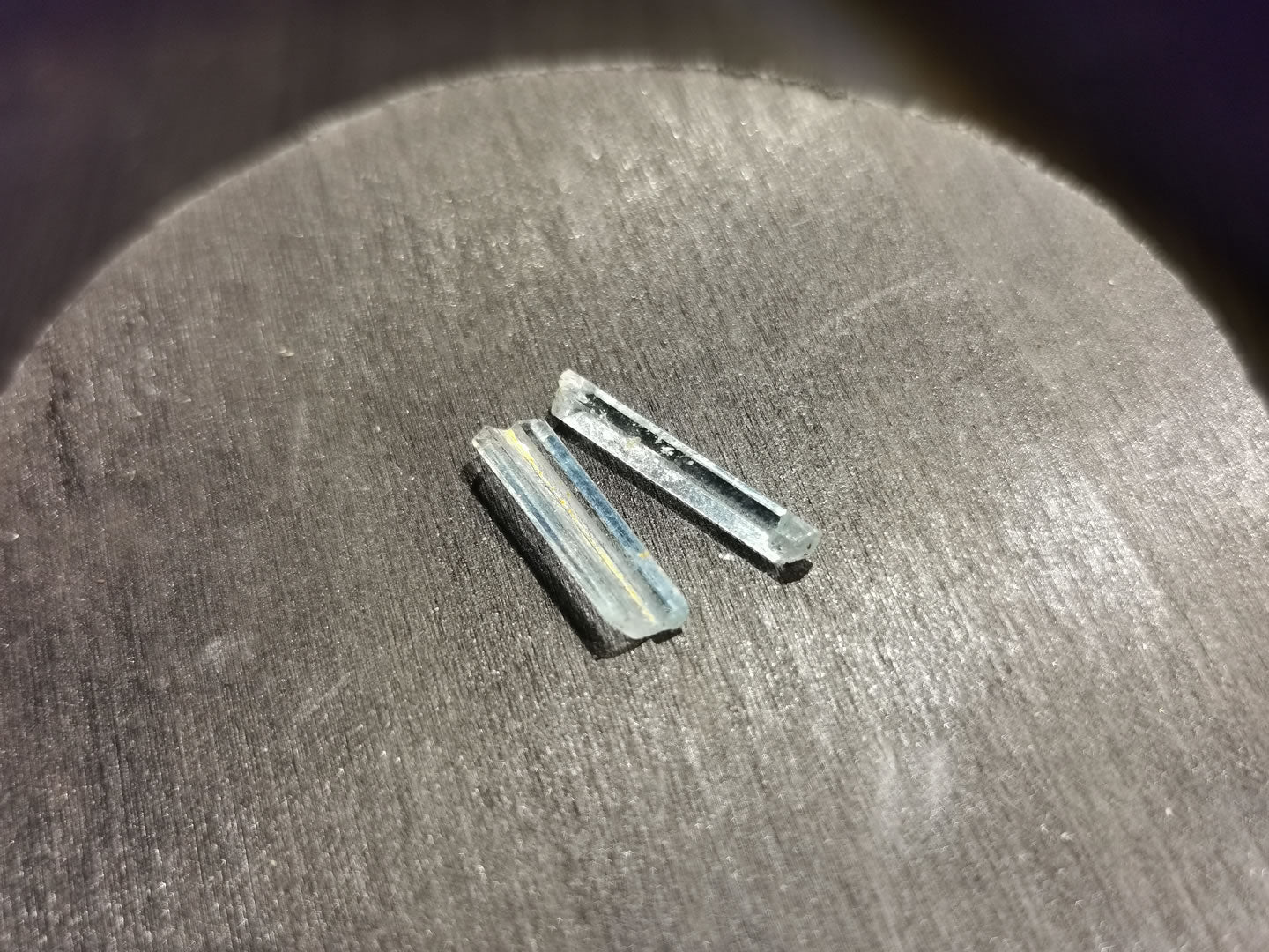 Coppia di Acquamarine grezze 2,25 ct