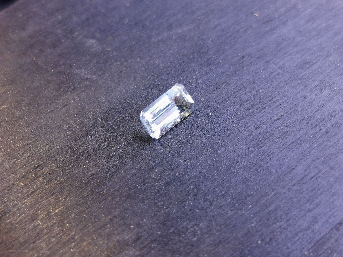Acquamarina taglio rettangolare 0,87 ct