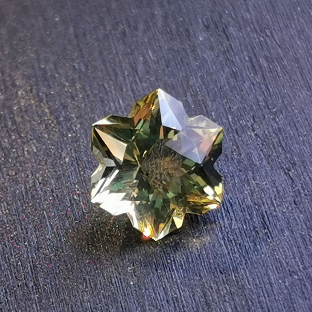 Quarzo Citrino taglio snowflake 2,34 ct