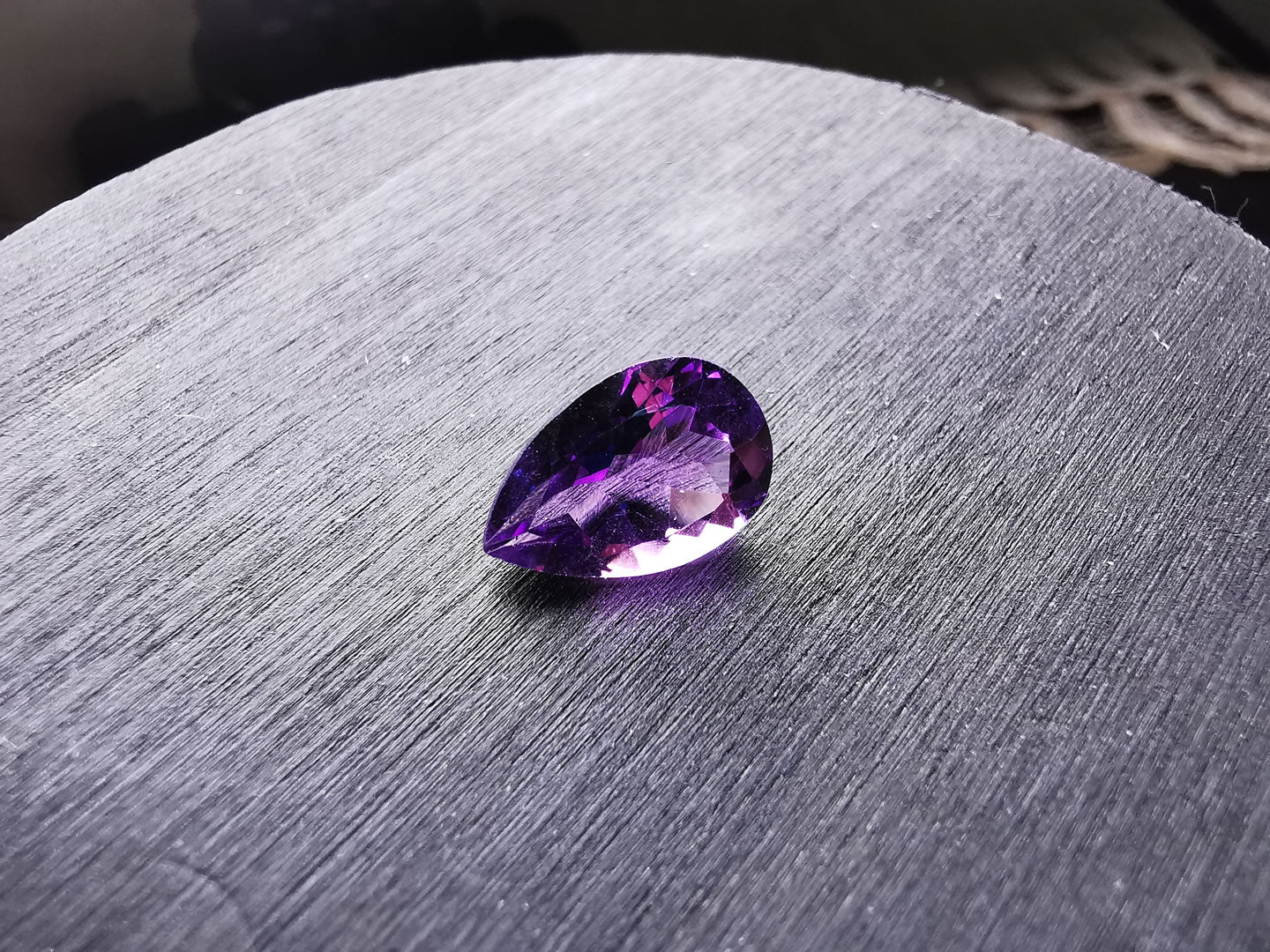 Ametista taglio goccia 2,87 ct