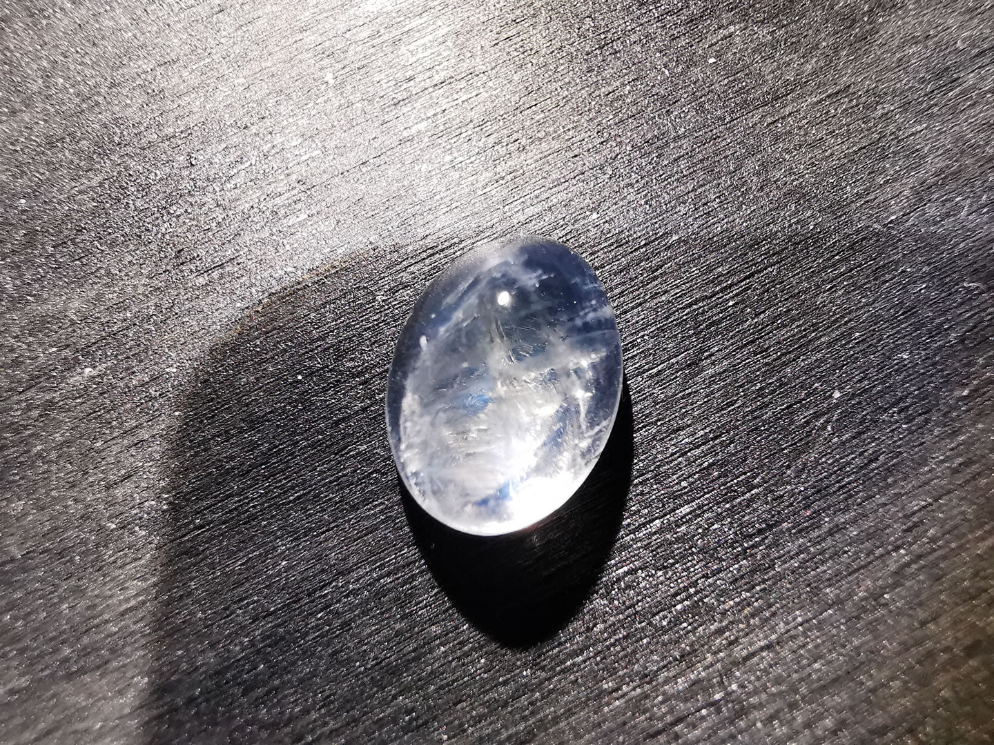 Labradorite varietà rainbow moonstone taglio ovale cabochon 3,12 ct