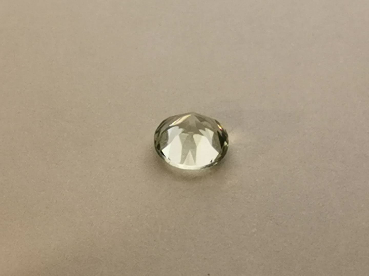 Quarzo Verde o Prasiolite taglio rotondo 1,26 ct