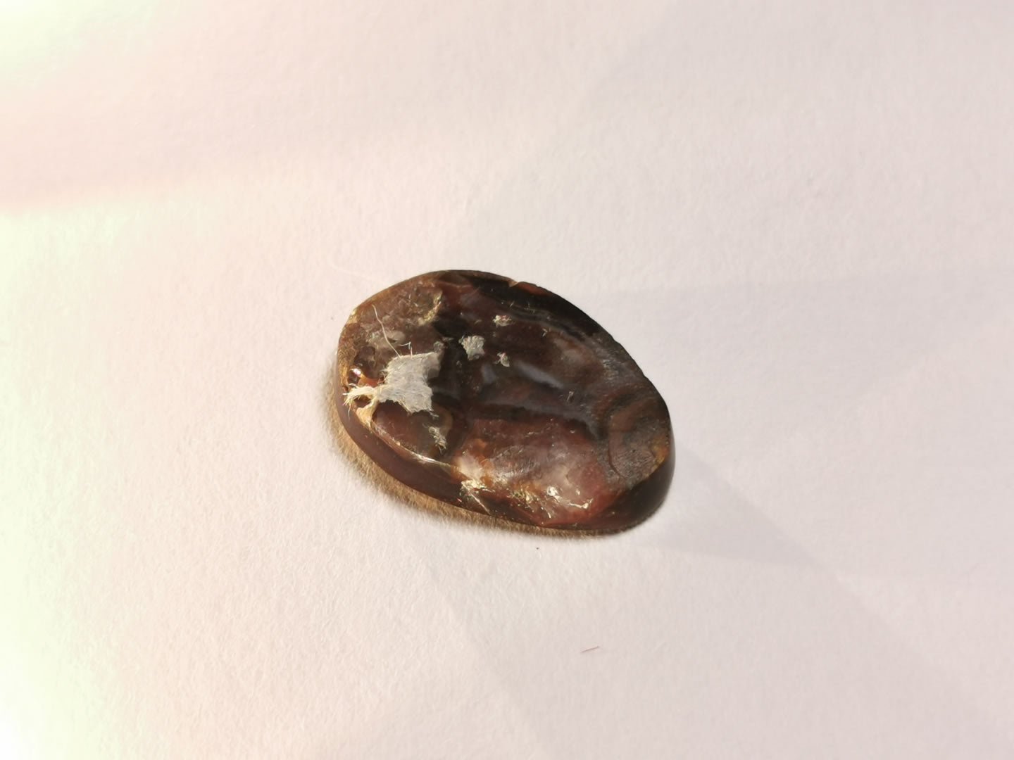Agata di Fuoco taglio cabochon fancy 16,27 ct
