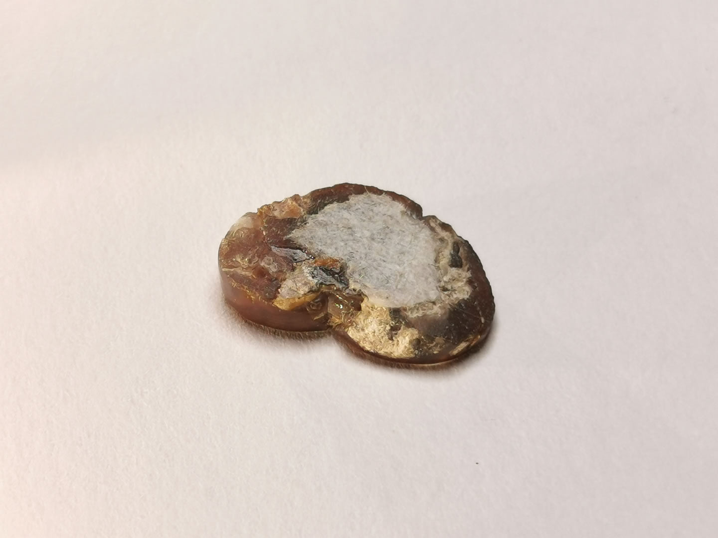 Agata di Fuoco taglio cabochon fancy 9,08 ct