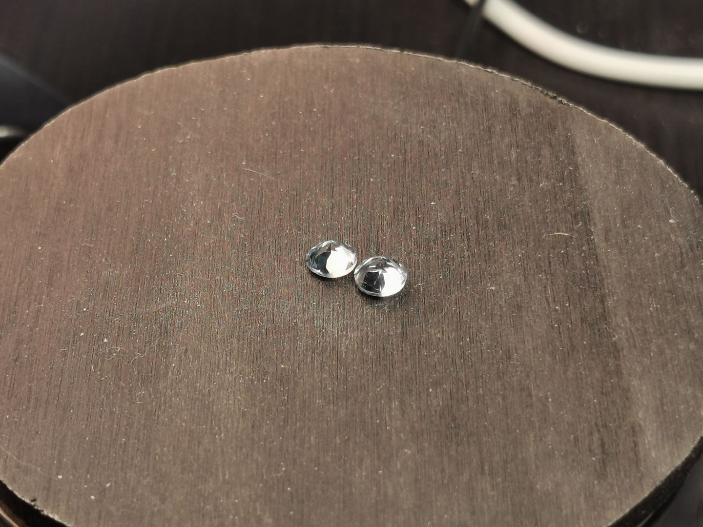 Coppia di Acquamarine taglio rotondo 0,79 ct totali