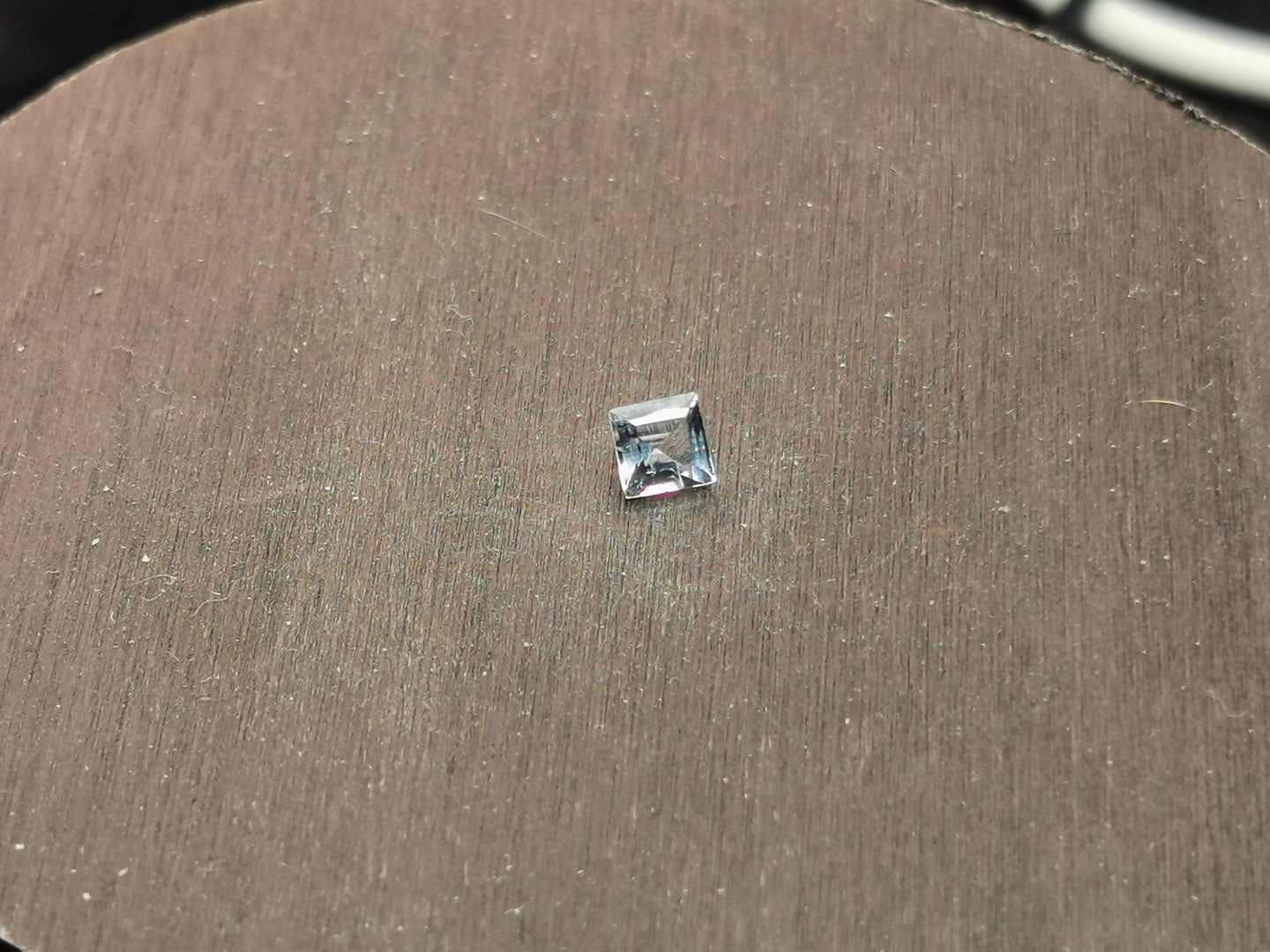Acquamarina taglio carrè 0,32 ct