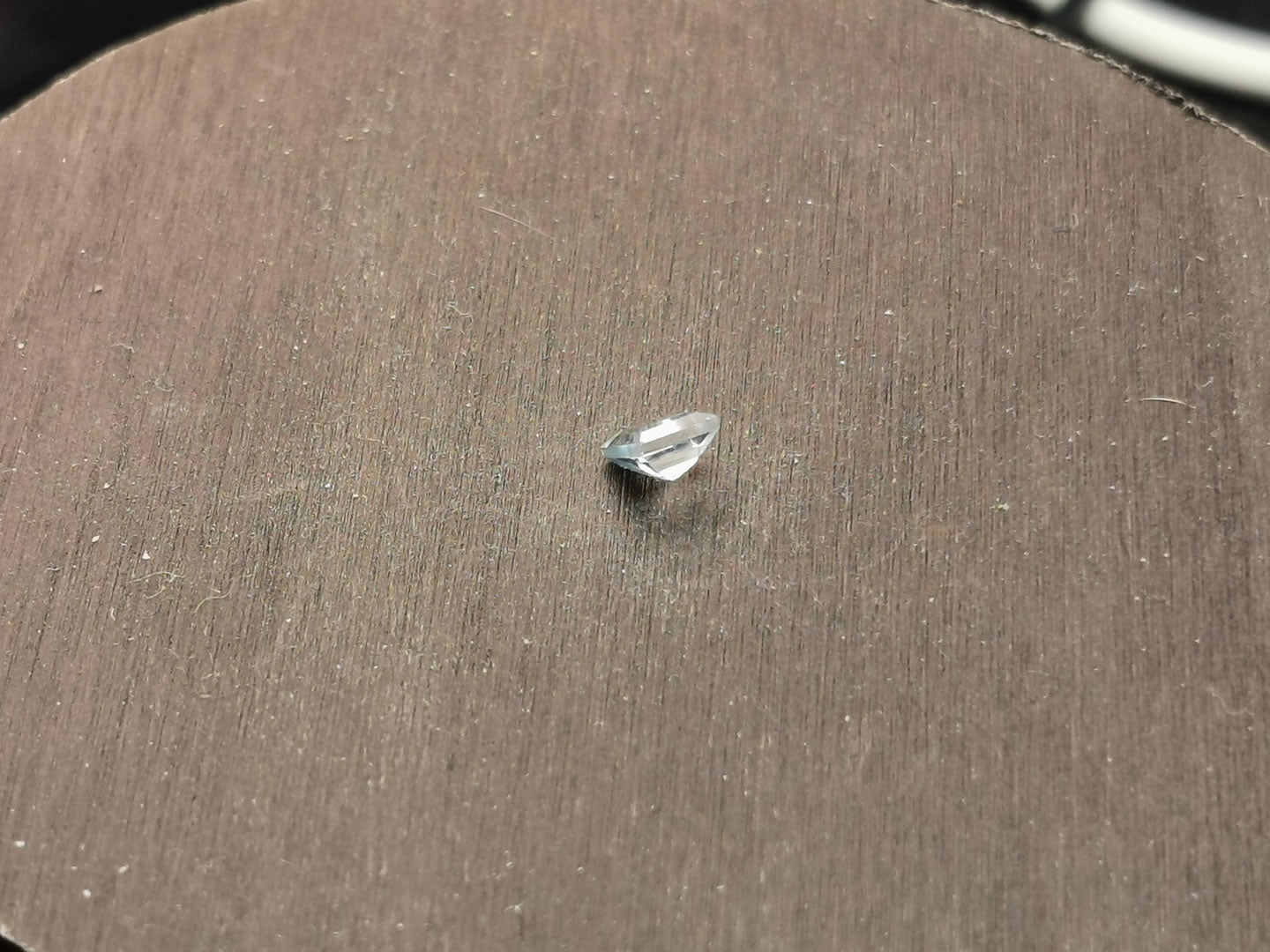 Acquamarina taglio carrè 0,32 ct