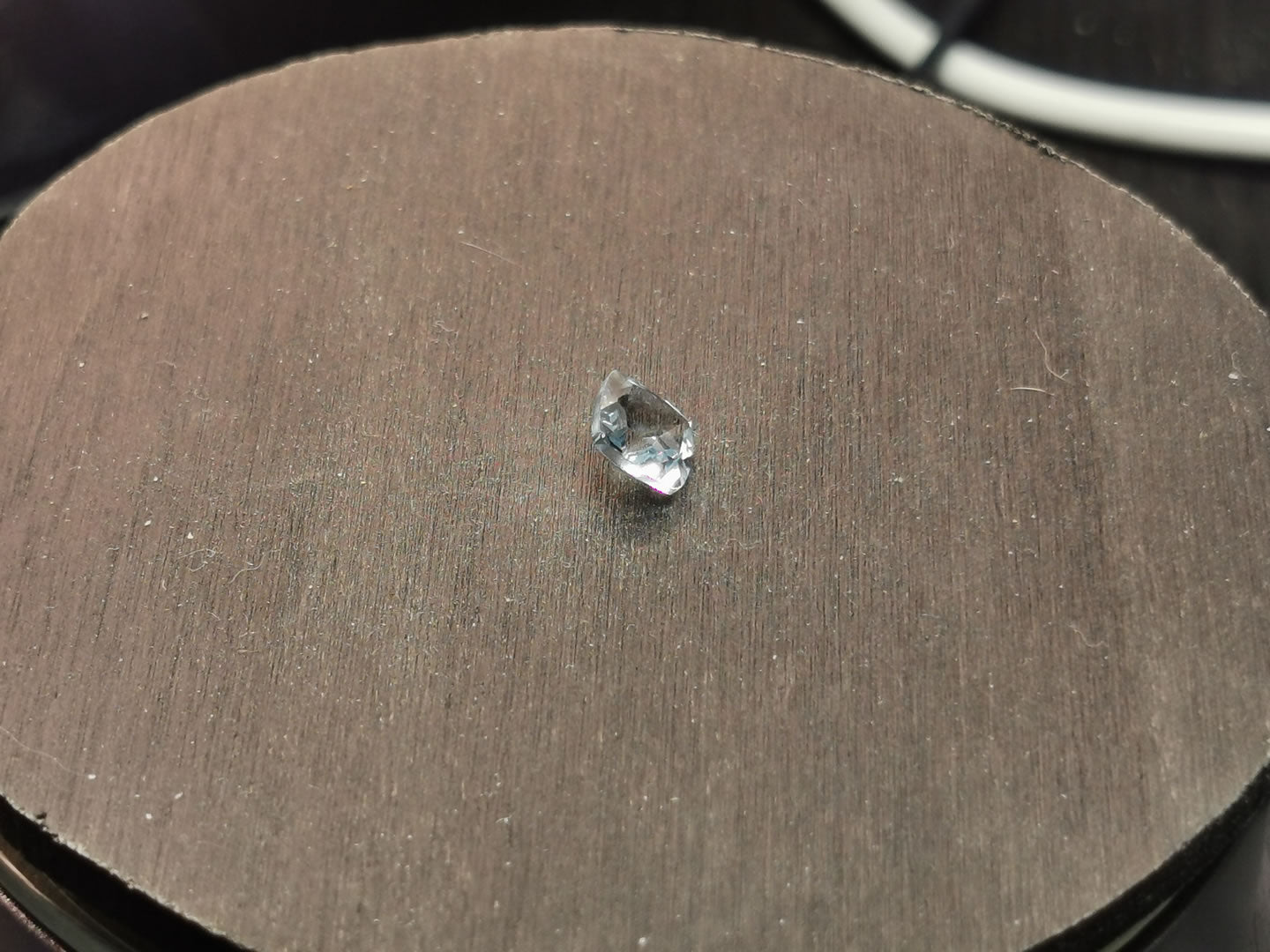 Acquamarina taglio cuscino quadrato 0,91 ct